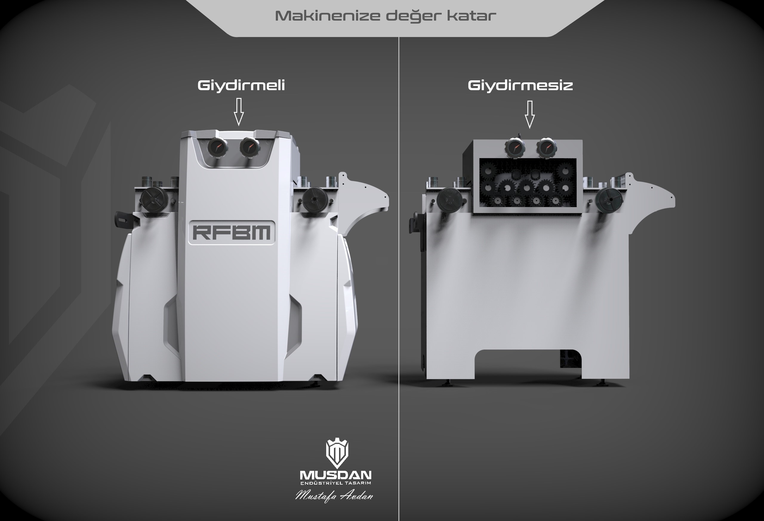 Servo motorlu saç sürücü giydirmesi